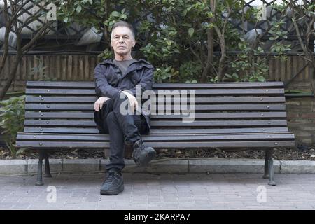 Miguel Angel sola partecipa alla presentazione 'El ultimo Traje' di Madrid alla Casa de America il 4 ottobre 2017 a Madrid, Spagna. (Foto di Oscar Gonzalez/NurPhoto) Foto Stock