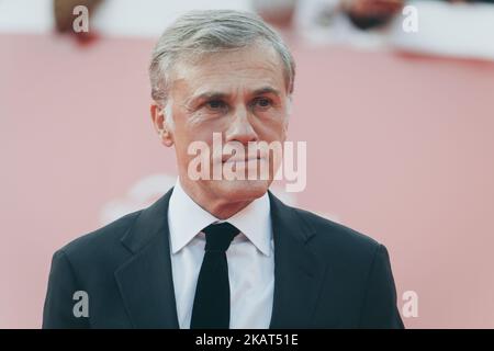 L'attore austriaco-tedesco Christoph Waltz arriva al 12th° Festival di Roma il 26 ottobre 2017 a Roma. (Foto di Luca Carlino/NurPhoto) Foto Stock