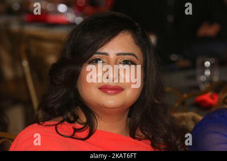 L'acclamata cantante pakistana Farwa Khan suona a Brampton, Ontario, Canada, il 28 ottobre 2017. (Foto di Creative Touch Imaging Ltd./NurPhoto) Foto Stock