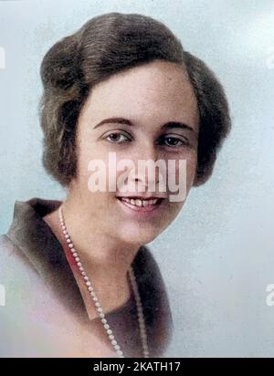 AGATHA CHRISTIE (1890-1976) romanziere inglese circa 1925 Foto Stock