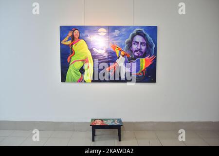 Mostra al Dhaka Art Summit (DAS), il principale evento artistico biennale del Bangladesh è iniziato dal 2-10 febbraio presso l'Accademia Shilpakala del Bangladesh a Dhaka, Bangladesh, il 2 febbraio 2018. Prodotta dalla Sammani Art Foundation e dalla sua rete, in collaborazione con il Ministero degli Affari culturali e in partnership con l'Accademia Shilpakala del Bangladesh, il Museo Nazionale e la Galleria Nazionale d'Arte del Bangladesh, la prossima edizione della DAS avrà una durata molto maggiore (nove giorni, Rispetto al programma di tre giorni delle sue ultime tre edizioni) e amplierà anche la sua attenzione per includere i collegamenti con Souto Foto Stock