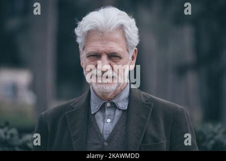 Fabrizio Bentivoglio partecipa alla fotocall del film 'Sconnessi' alla Casa del Cinema di Roma, il 19th febbraio 2018. (Foto di Luca Carlino/NurPhoto) Foto Stock