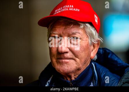 “No more razzism, no more fascism” marzo a Roma, Italia, indetto da ANPI - Associazione Nazionale Partigiani sabato 24 febbraio 2018. (Foto di Michele Spatari/NurPhoto) Foto Stock