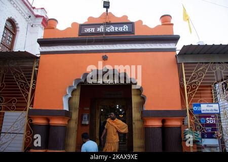 Il Tempio di Danteshwari è il centro della famosissima Bastar Dussehra. Foto Stock