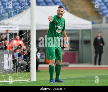 Cristian Puggioni durante la Serie Italiana Una partita di calcio tra S.S. Lazio e Benevento allo Stadio Olimpico di Roma, il 31 marzo 2018. (Foto di Silvia Lore/NurPhoto) Foto Stock