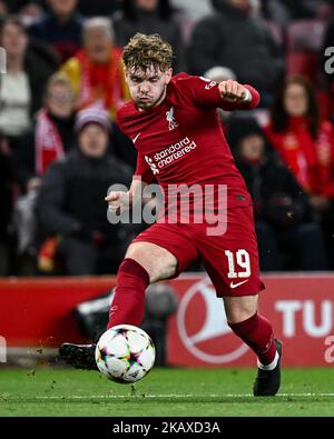 Liverpool, Regno Unito. 01st Nov 2022. Anfield, Inghilterra, 29.10.22 Harvey Elliott (19 Liverpool) durante la partita della Champions League tra Liverpool e Napoli all'Anfield Stadium di Liverpool, Inghilterra Soccer (Cristiano Mazzi/SPP) Credit: SPP Sport Press Photo. /Alamy Live News Foto Stock