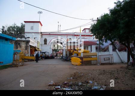 Il Tempio di Danteshwari è il centro della famosissima Bastar Dussehra. Foto Stock