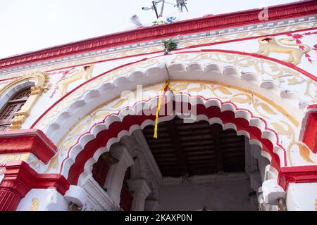 Il Tempio di Danteshwari è il centro della famosissima Bastar Dussehra. Foto Stock