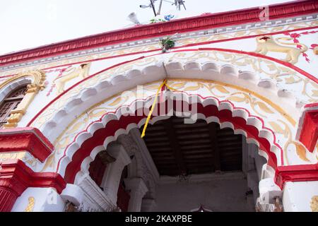 Il Tempio di Danteshwari è il centro della famosissima Bastar Dussehra. Foto Stock