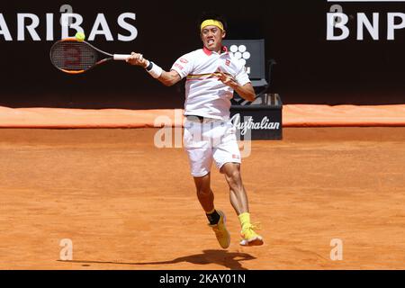 Tennis ATP internazionali d'Italia BNL primo round Kei Nishikori (JPN) a Foro Italico a Roma il 14 maggio 2018 (Foto di Matteo Ciambelli/NurPhoto) Foto Stock