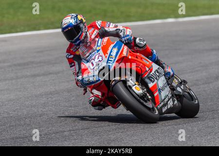 Andrea Dovizioso del Ducati Team in occasione del MotoGP 2018° Campionato Italiano Gran Premio del 2 giugno 2018 al circuito del Mugello di Firenze. (Foto di Giuseppe Maffia/NurPhoto) Foto Stock