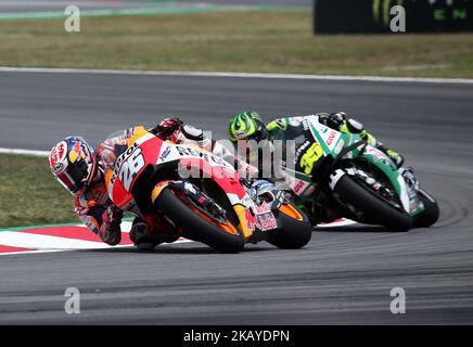 Dani Pedrosa (Honda) durante il GP di Catalunya Moto GP, il 17th giugno 2018, a Barcellona, Spagna. -- (Foto di Mikel Trigueros/Urbanandsport /NurPhoto) Foto Stock