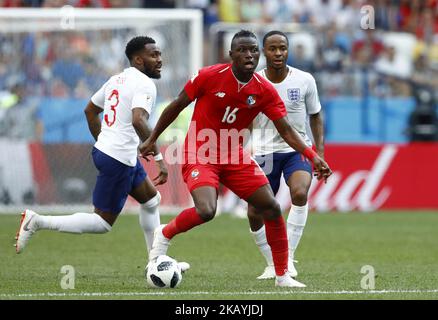 Gruppo G Inghilterra / Panama - Coppa del mondo FIFA Russia 2018 Abdiel Arroyo (Panama) allo stadio Nizhny Novgorod di Nizhny Novgorod, Russia il 24 giugno 2018. (Foto di Matteo Ciambelli/NurPhoto) Foto Stock