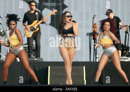 La cantante brasiliana Anitta si esibisce al festival musicale The Rock in Rio Lisbon 2018 a Lisbona, in Portogallo, il 24 giugno 2018. ( Foto di Pedro Fiúza/NurPhoto) Foto Stock