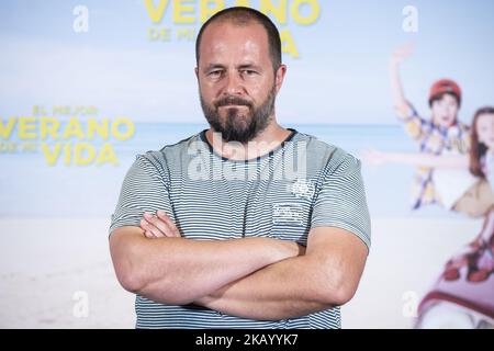 Ricardo Castella partecipa alla presentazione di 'El mejor verano de mi vida' all'Intercontinental Hotel di Madrid, Spagna. Luglio 09, 2018. (Foto di BorjaB.Hojas/NurPhoto) Foto Stock