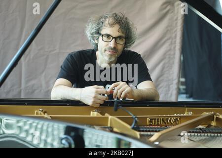 Il pianista britannico James Rhodes in concerto durante il Festival delle notti Botaniche del 13 luglio 2018 a Madrid, Spagna (Foto di Oscar Gonzalez/NurPhoto) Foto Stock