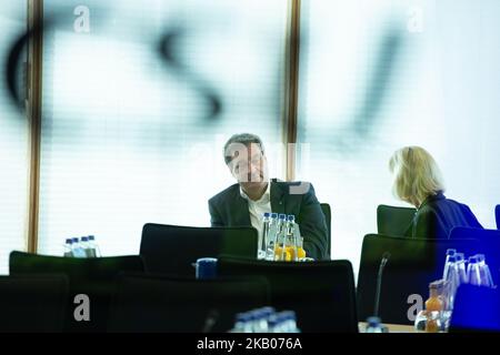 Alla "Lange Nacht der Frauen" - "lunga notte delle donne" dell'Unione Frauen, il primo ministro bavarese Markus Soeder ha partecipato a una discussione di gruppo con il vice segretario generale dell'Unione sociale cristiana (CSU) Daniela Ludwig e la vicepresidente della CSU Angelika Niebler, a Monaco di Baviera, Germania, 24 luglio 2018. (Foto di Alexander Pohl/NurPhoto) Foto Stock