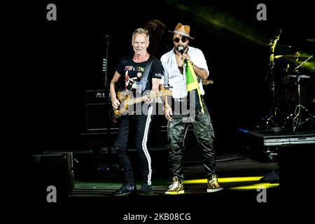 Sting suona con Shaggy all'Arena di Verona il 29 luglio 2018. (Foto di Roberto Finizio/NurPhoto) Foto Stock