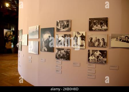 Hotel Des Bains (Lido), con materiale dell'Archivio storico della Biennale. In occasione del Festival Internazionale del Cinema di Venezia 75th, presso l'Hotel Des Bains al Lido, la Biennale di Venezia organizzerà, con la collaborazione di COIMA SGR, E a nome del Fondo Lido di Venezia II una mostra sulla storia del Festival del Cinema di Venezia, con materiale dell'Archivio storico della Biennale, dal titolo il Cinema in Mostra. VOLTI e immagini dalla Mostra Internazionale darte Cinematografica 1932 2018. (Foto di Matteo Chinellato/NurPhoto) Foto Stock