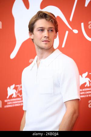 Joe Alwyn partecipa alla fotocellula 'The Favourite' durante il 75th° Festival del Cinema di Venezia, il 30 agosto 2018. (Foto di Matteo Chinellato/NurPhoto) Foto Stock