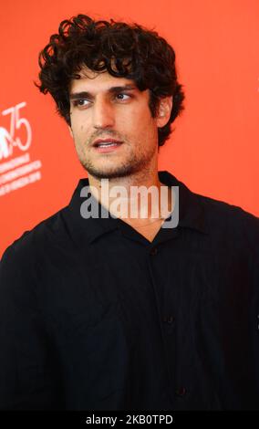 Louis Garrel partecipa alla fotocall 'One Nation One King (un Peuple et Son Roi)' durante il 75th° Festival del Cinema di Venezia, il 7 settembre 2018 a Venezia. (Foto di Matteo Chinellato/NurPhoto) Foto Stock