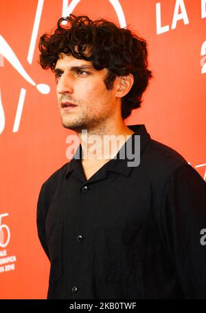 Louis Garrel partecipa alla fotocall 'One Nation One King (un Peuple et Son Roi)' durante il 75th° Festival del Cinema di Venezia, il 7 settembre 2018 a Venezia. (Foto di Matteo Chinellato/NurPhoto) Foto Stock