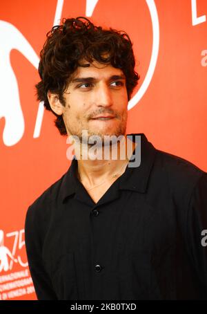 Louis Garrel partecipa alla fotocall 'One Nation One King (un Peuple et Son Roi)' durante il 75th° Festival del Cinema di Venezia, il 7 settembre 2018 a Venezia. (Foto di Matteo Chinellato/NurPhoto) Foto Stock