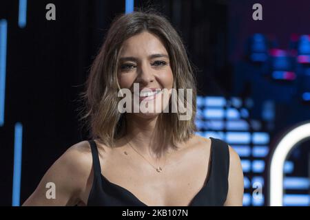 Sandra Barneda partecipa al Gran Hermano VIP 6 Presentation il 11 settembre 2018 a Madrid, Spagna. (Foto di Oscar Gonzalez/NurPhoto) Foto Stock