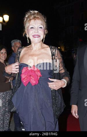 Carmen Cervera partecipa ai premi 'Personality of the Year' (Personaje del Ano) al Royal Theatre il 26 settembre 2018 a Madrid, Spagna (Foto di Oscar Gonzalez/NurPhoto) Foto Stock