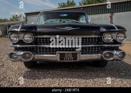 1958 Cadillac Fleetwood classica auto di lusso americana Foto Stock