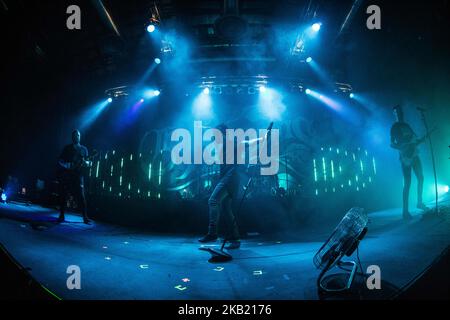 La rock band finlandese The Rasmus ha suonato dal vivo ad Alcatraz il 9 ottobre 2018 a Milano. (Foto di Roberto Finizio/NurPhoto) Foto Stock