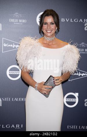 Arancha del Sol partecipa al Telva Tribute Gala 2018 alla Real Academia de Bellas Artes de San Fernando a Madrid il 9 ottobre 2018 (Foto di Gabriel Maseda/NurPhoto) Foto Stock