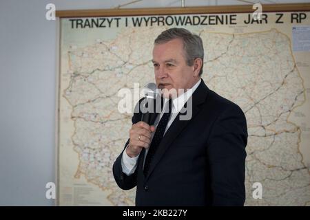 Piotr Glinski a Varsavia, Polonia, il 24 maggio 2018 (Foto di Mateusz Wlodarczyk/NurPhoto) Foto Stock