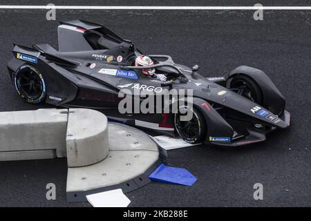 07 LOPEZ Jose Maria (ARG), GEOX DRAGON Team durante i test ufficiali di Formula e pre-stagione sul circuito Ricardo Tormo di Valencia il 16, 17, 18 e 19 ottobre 2018. (Foto di Xavier Bonilla/NurPhoto) Foto Stock