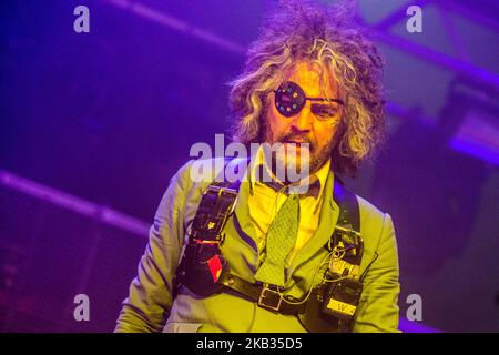 Wayne Coyne of the Flaming Lips suona sul palco ad Alcatraz il 14 novembre 2018 a Milano. (Foto di Mairo Cinquetti/NurPhoto) Foto Stock