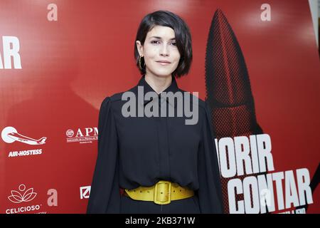 Nerea Barros partecipa alla Photocall 'Morir para contar' alla Press Asociation di Madrid il 16 novembre 2018 (Photo by Gabriel Maseda/NurPhoto) Foto Stock