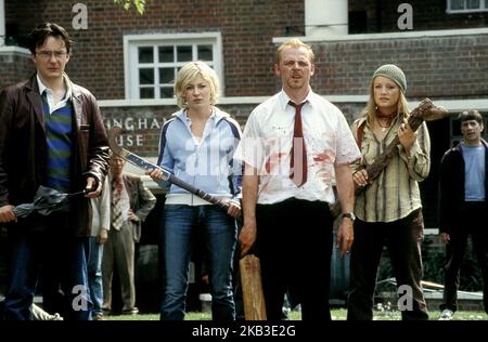 SHAUN DEI MORTI, DYLAN MORAN, KATE ASHFIELD, SIMON PEGG, LUCY DAVIS, 2004 Foto Stock