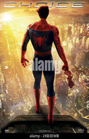SPIDER-MAN 2, TOBEY MAGUIRE POSTER, 2004 Foto Stock