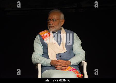 Il primo Ministro indiano Narendra modi durante un evento di Yoga per la Pace al Centro Congressi Rurale di Buenos Aires, Argentina, giovedì 29 novembre 2018. Modi IS e gli altri leader del Gruppo dei 20 Paesi industrializzati si incontreranno a Buenos Aires per due giorni a partire da venerdì. (Foto di Mario De Fina/NurPhoto) Foto Stock