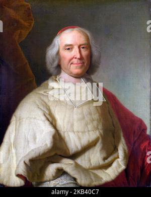 Il Cardinale Fleury, primo Ministro di Francia dal 1723 al 1743. André-Hercule de Fleury, Vescovo di Fréjus, Arcivescovo di Aix (1653 – 1743) Cardinale francese Foto Stock