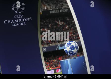 Champions League prima della UEFA Champions League Group H tra Valencia CF e Manchester United allo stadio Mestalla il 12 dicembre 2018. (Foto di Jose Miguel Fernandez/NurPhoto) (Foto di Jose Miguel Fernandez/NurPhoto) Foto Stock