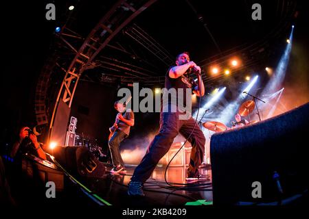 La rock band americana Clutch ha suonato dal vivo al Fabrique di Milano il 11 dicembre 2018. (Foto di Roberto Finizio/NurPhoto) Foto Stock