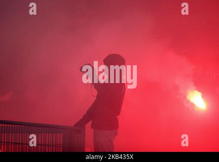 SS Lazio / Eintracht Francoforte - UEFA Europa League Group H tifosi Eintracht allo stadio Olimpico di Roma il 13 dicembre 2018. Foto Matteo Ciambelli / NurPhoto (Foto di Matteo Ciambelli/NurPhoto) Foto Stock