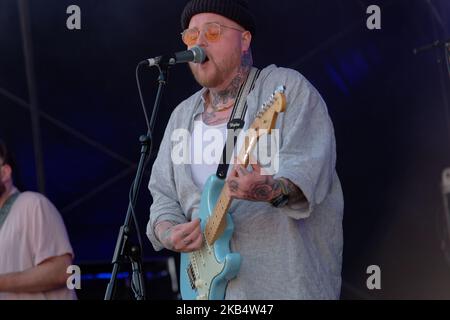 The Lottery Winners, Rochester Castle, luglio 2022 Foto Stock