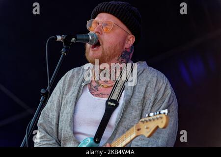 The Lottery Winners, Rochester Castle, luglio 2022 Foto Stock