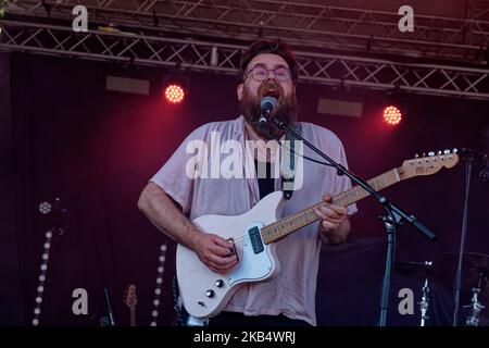 The Lottery Winners, Rochester Castle, luglio 2022 Foto Stock