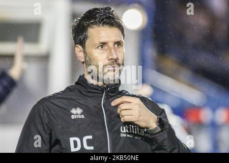 Danny Cowley, responsabile della città di Lincoln durante la partita della Sky Bet League 2 tra Bury e Lincoln City a Gigg Lane, Bury, sabato 26th gennaio 2019. (Foto di MI News & Sport Ltd/NurPhoto) Foto Stock