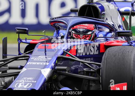 Daniil Kvyat guida la Red Bull Toro Rosso Honda (26) in pista durante le prove di gara per il Gran Premio d'Italia di Formula uno all'Autodromo di Monza il 6 settembre 2019 a Monza. (Foto di Emmanuele Ciancaglini/NurPhoto) Foto Stock