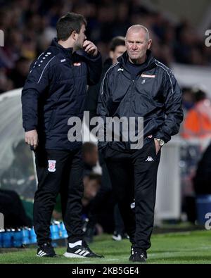 Il manager di Woking Alan Dowson durante la partita della Vanarama National League tra Hartlepool United e Woking a Victoria Park, Hartlepool, sabato 7th settembre 2019. (Foto di Mark Fletcher/MI News/NurPhoto) Foto Stock