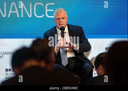 Hong Kong, Cina. 02nd Nov 2022. Noel Quinn, Group Chief Executive di HSBC, interviene durante il Global Financial Leaders Investment Summit di Hong Kong. Credit: SOPA Images Limited/Alamy Live News Foto Stock